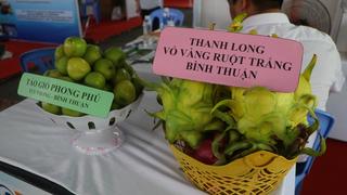 Xoài Cam Lâm, thanh long Bình Thuận xuất hiện tại hội chợ nông nghiệp ở TP.HCM